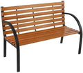 Steel Frame Outdoor Garden Bench