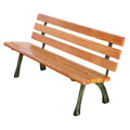 Rustproof Aluminum Slatted Bench