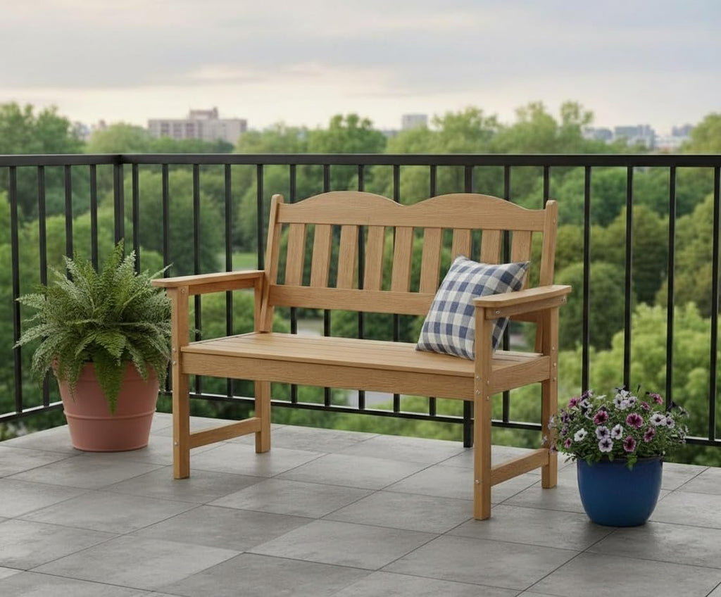 Poly Lumber Two Seat Patio Bench