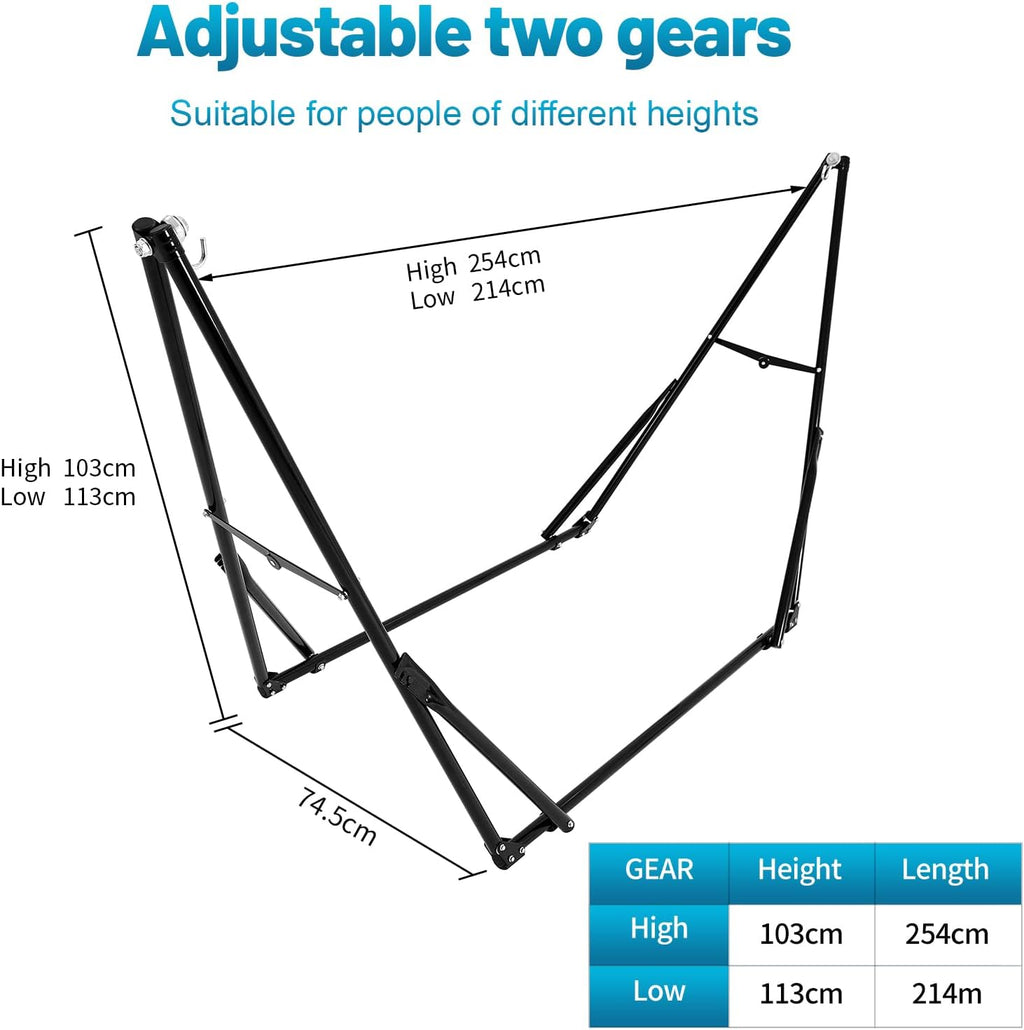 Adjustable Portable Hammock Stand Set