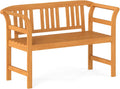 Acacia Wood Two Person Patio Bench