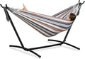 Coffee Double Hammock Stand Set