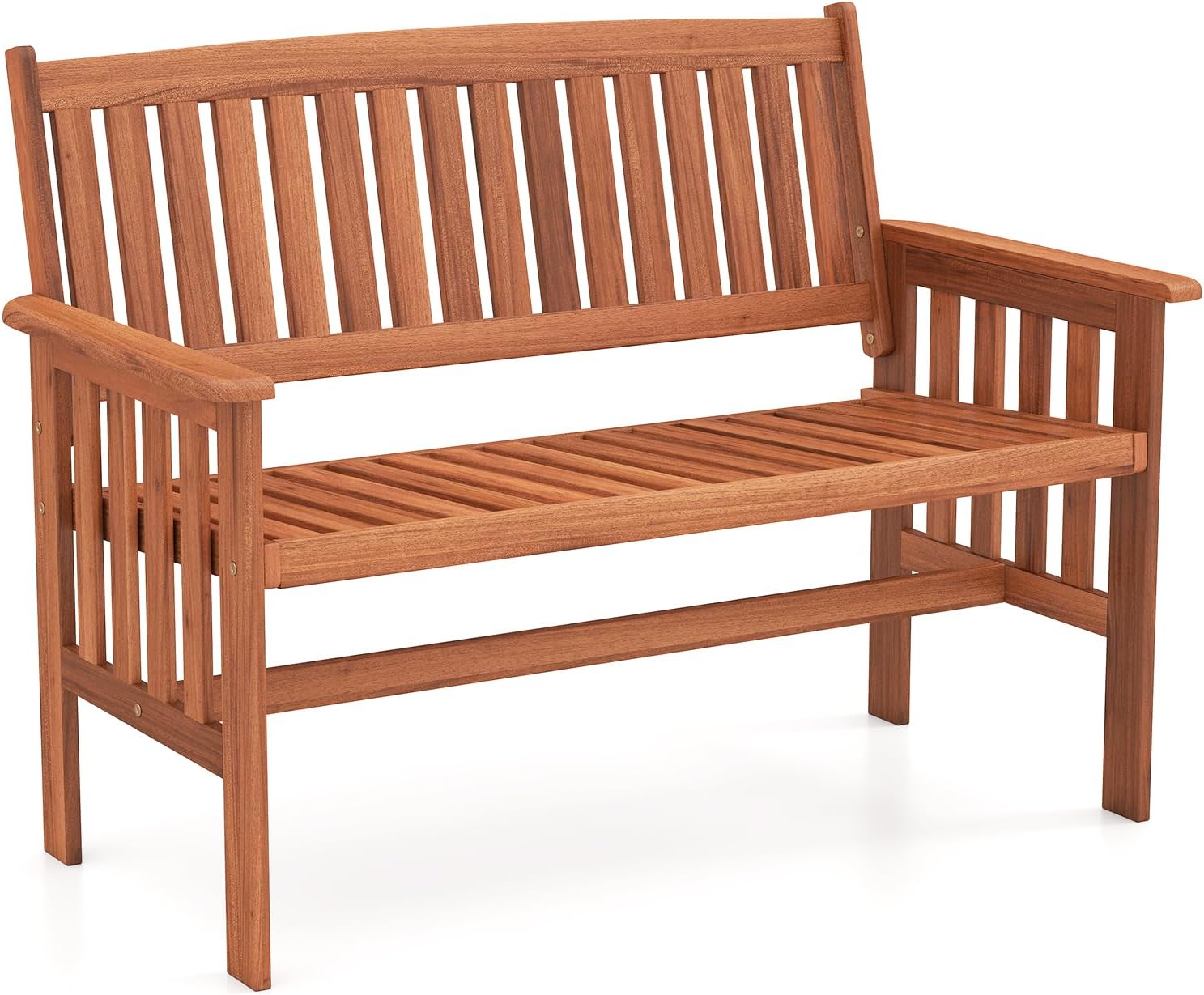 Wooden Dual Seat Garden Bench