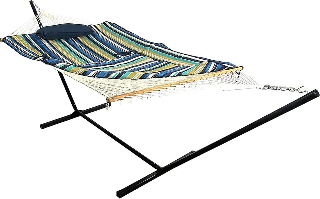 Steel Frame Rope Hammock Set