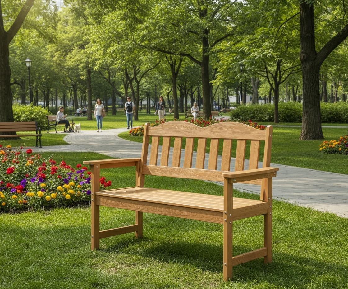 Poly Lumber Two Seat Patio Bench
