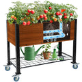 Wheeled Self-Watering Planter Box