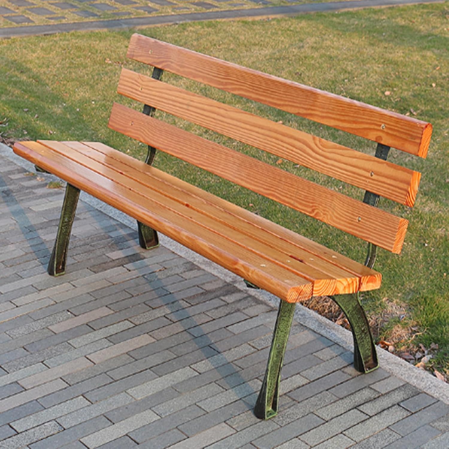 Rustproof Aluminum Slatted Bench
