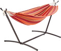 Orange Stripe Hammock Stand Set