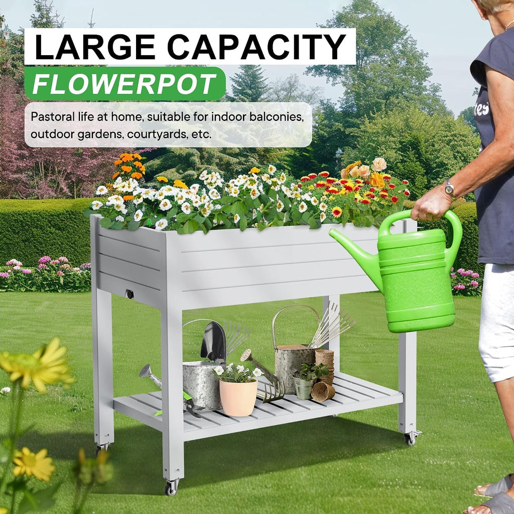 Tall Self-Watering Planter Box
